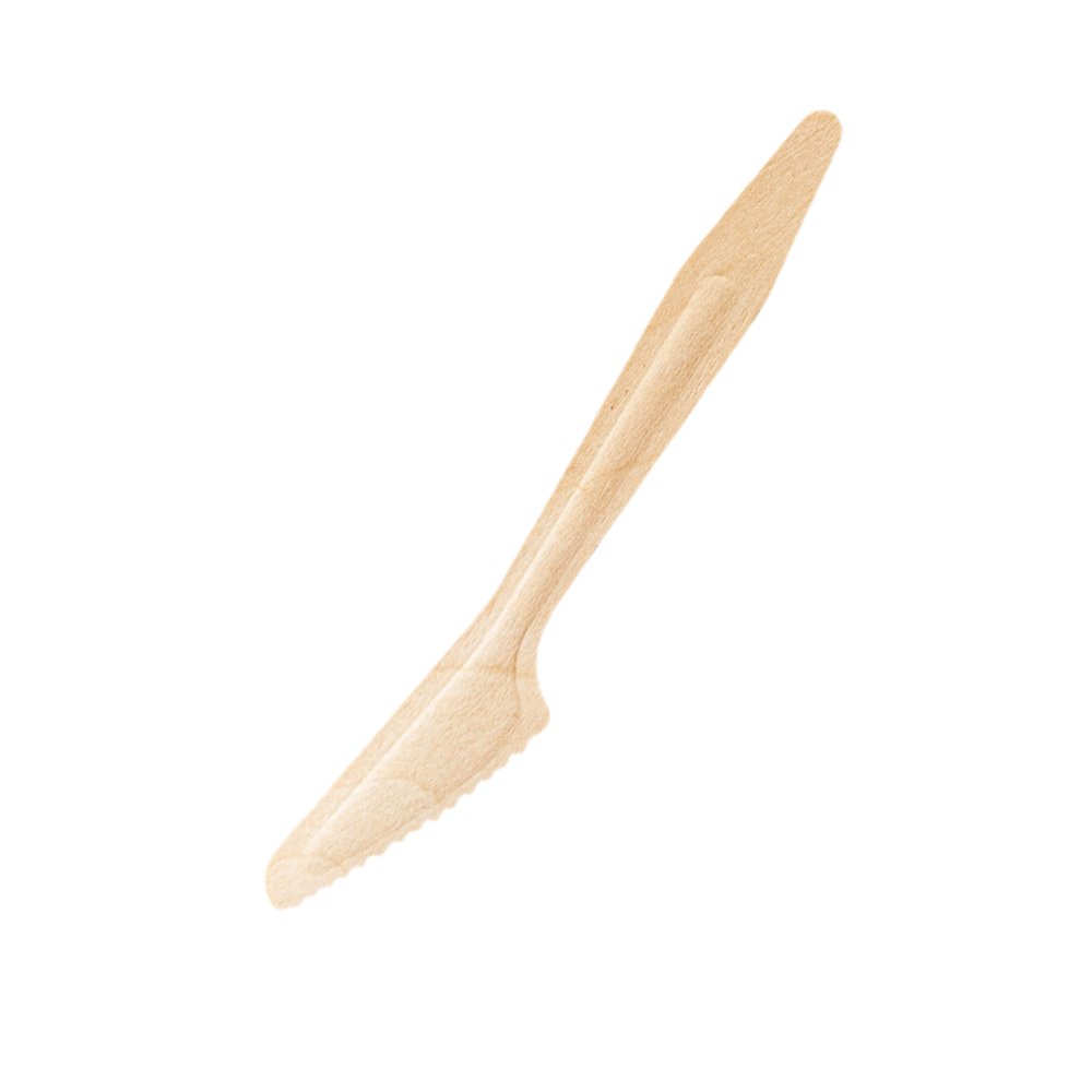 100 Adet Tahta Bıçak Geliştirilmiş Model 185mm - Kullanat Tahta