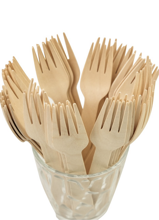 Tahta Çatal Yeni (Uzun Dişli) - 100 Adet 160mm - Kullanat Tahta