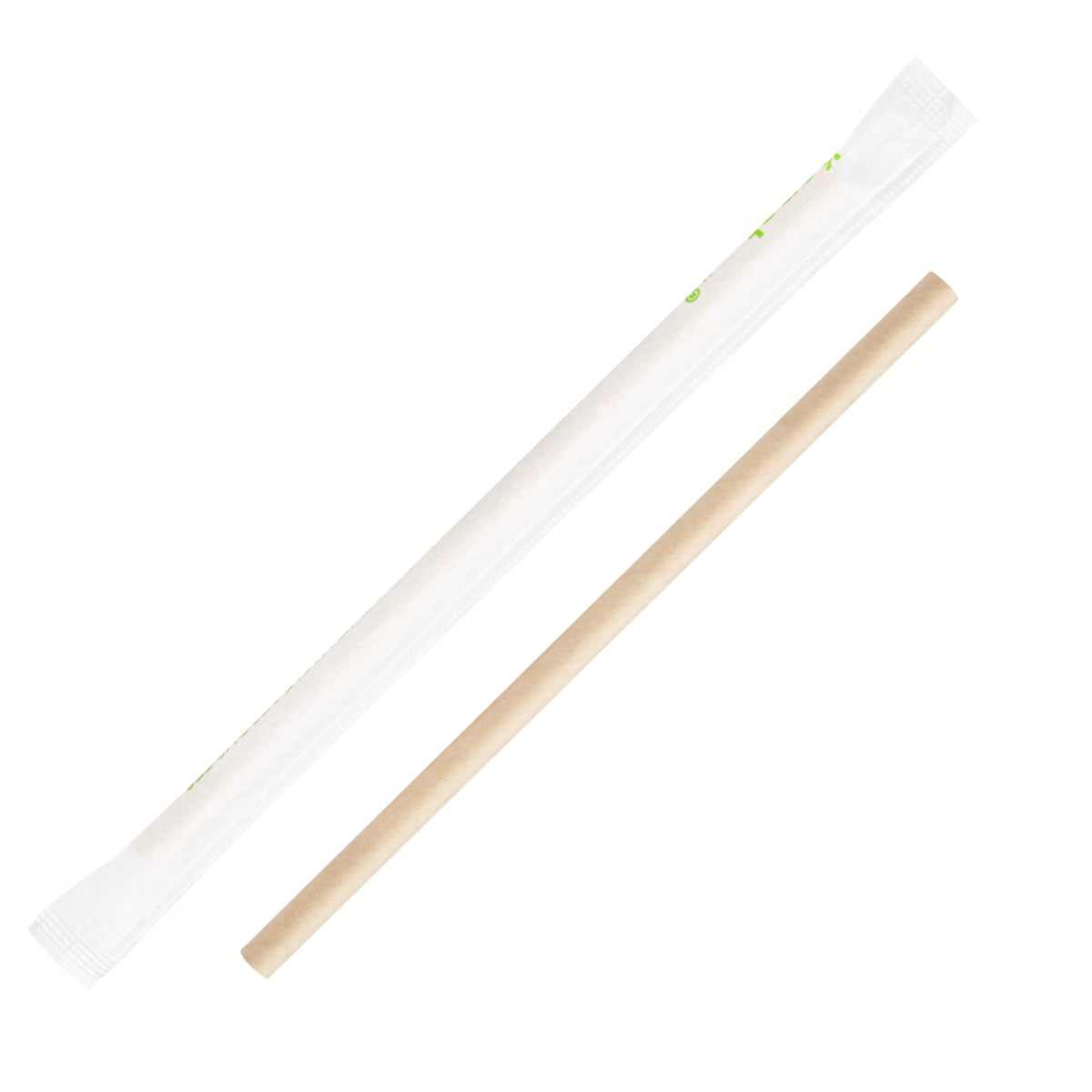 6mm Sargılı Kraft Kağıt Pipet – 20cm (5500 Adet/Koli)