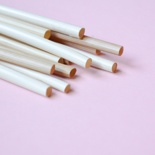 500 Adet Buğday Sapı Pipet - 20cm - Kullanat Tahta