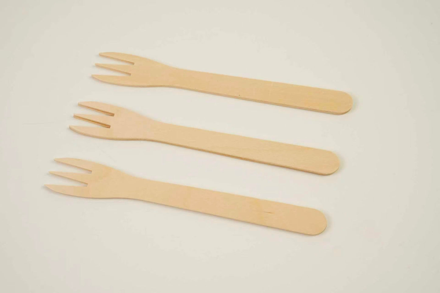 Tahta Cips Çatal 3 Dişli - 100 Adet 175mm