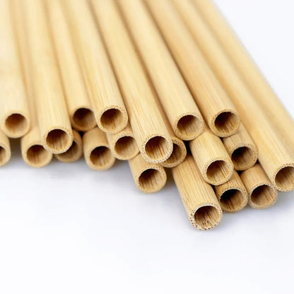 100 Adet Bambu Pipet 20cm - Çap 6-8mm